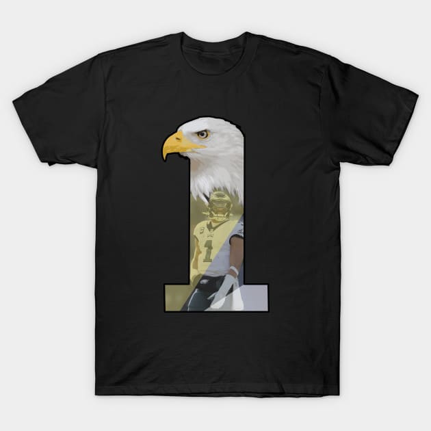 Jalen Hurts-Philadelphia Eagles Football T-Shirt by ArticArtac